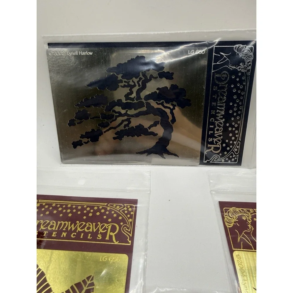 Dreamweaver Lynell Harlow Stencils Lot Of 6 Embossing & Stenciling